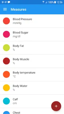 Body measurements - weight, BM android App screenshot 6